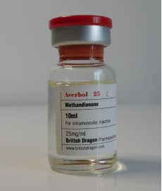 Averbol 25 (Methandienone) British Dragon, 25 mg / ml, 10 ml
