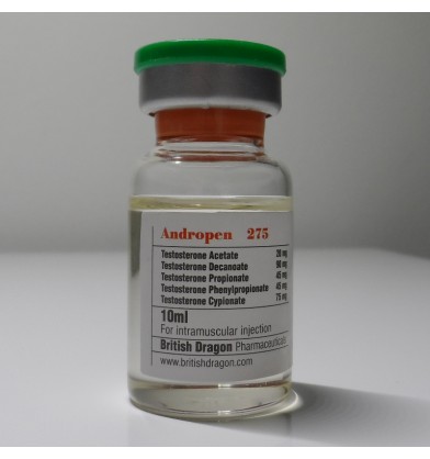 Andropen 275 (Testosterone Mix), 275 mg / 1 ml, 10 ml, British Dragon
