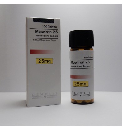 Proviron (Mesviron 25, mesterolone) Genesis, 100 tabs / 25mg