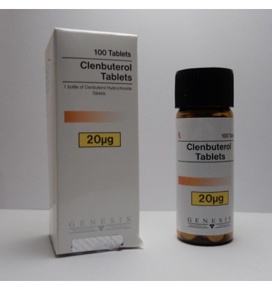 Clenbuterol Tablets Genesis, 100 tabs / 0.02mg