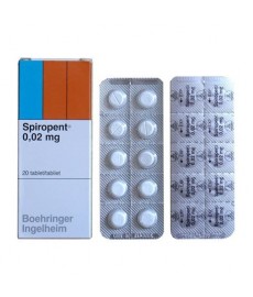 Spiropent (clenbuterol hydrochloride) Boehringer Ingelheim, 100tabs/0.02mg