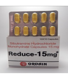 Reduce  (Sibutramine Hydrochloride Monohydrate) ORDAIN, 100tabs / 15mg
