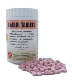 Anabol, Methandienone, British Dispensary, 1000 tabs / 5 mg