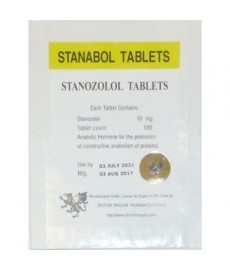 Stanabol (Stanozolol) British Dragon, 100 tabs / 10 mg